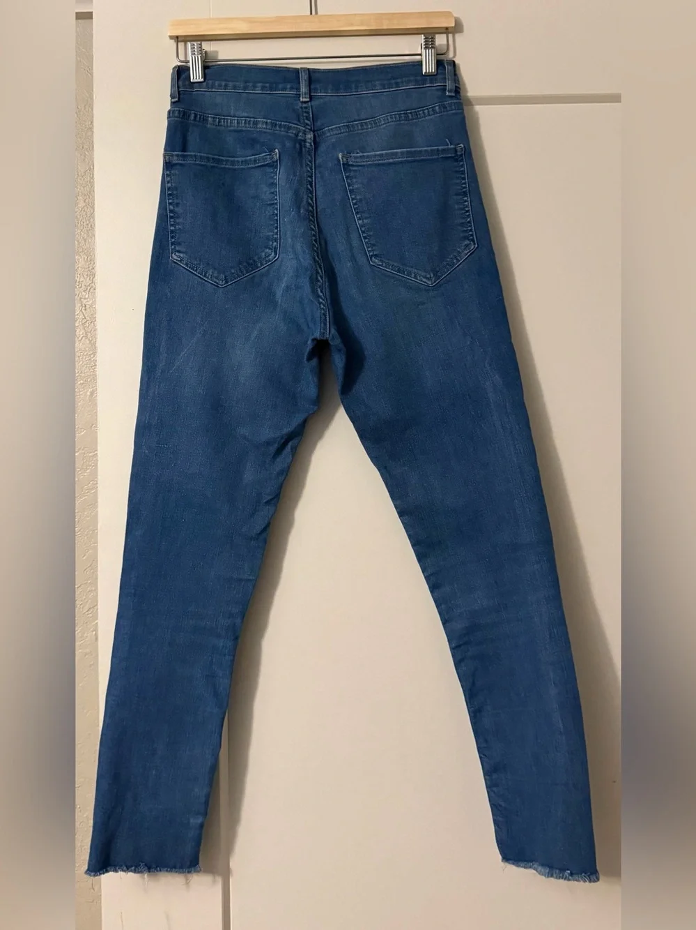 Express Skinny Jeans in Blue Denim